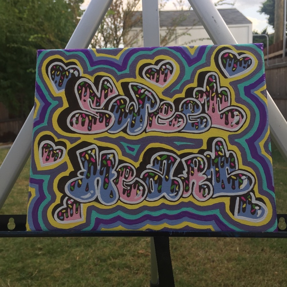 [ Original Painting ] ”Sweetheart” graffiti - Picture 14 of 16